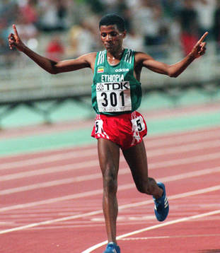 Haile Gebreselassie, Etiopien
