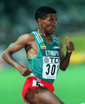 Haile Gebrselassie, Etiopien