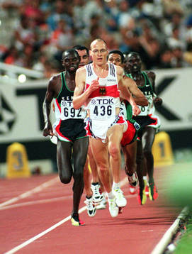 Daniel Komen, Kenya, och Dieter Baumann, Tyskland