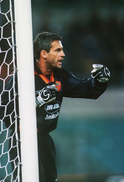 Fotboll Michael Konsel, målvakt Roma